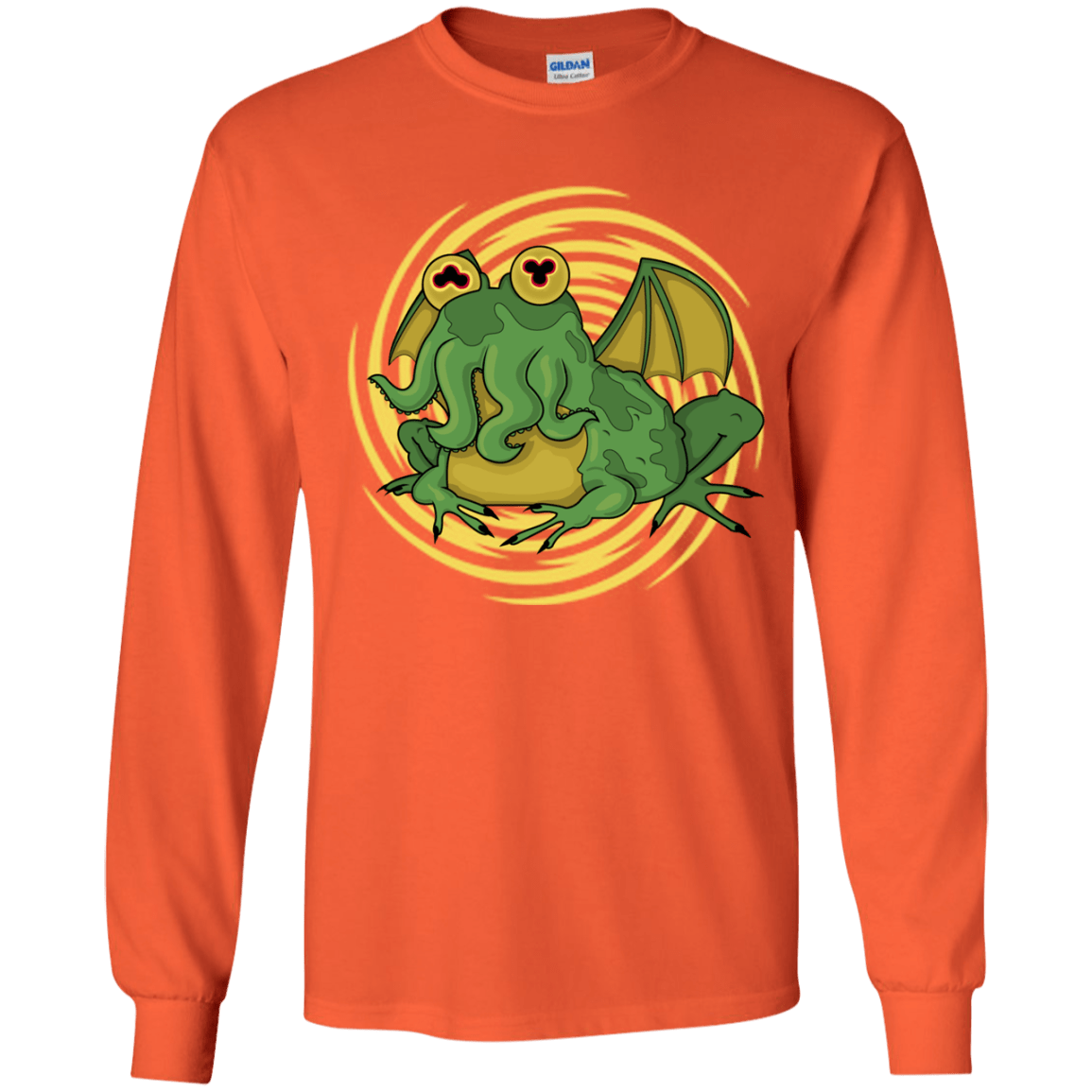 T-Shirts Orange / YS Hypnocthulhu Youth Long Sleeve T-Shirt