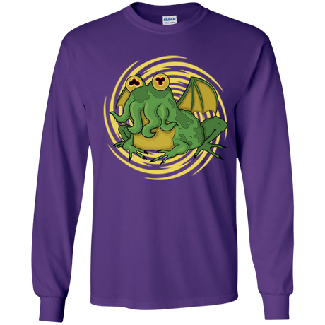 T-Shirts Purple / YS Hypnocthulhu Youth Long Sleeve T-Shirt