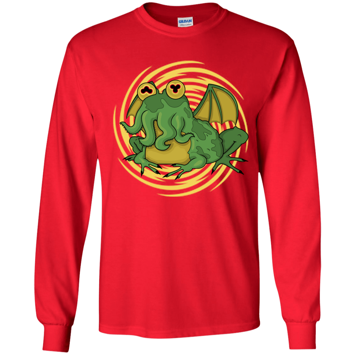 T-Shirts Red / YS Hypnocthulhu Youth Long Sleeve T-Shirt