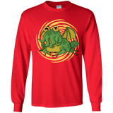 T-Shirts Red / YS Hypnocthulhu Youth Long Sleeve T-Shirt