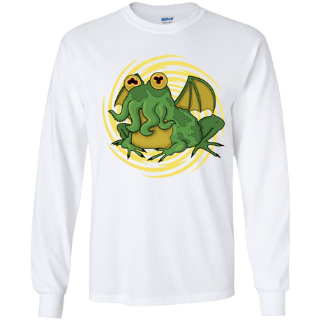 T-Shirts White / YS Hypnocthulhu Youth Long Sleeve T-Shirt