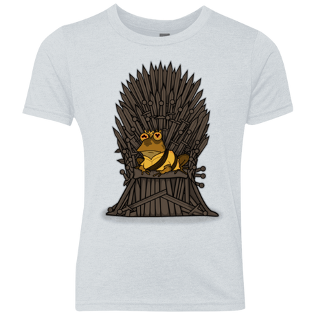 T-Shirts Heather White / YXS Hypnothrone Youth Triblend T-Shirt