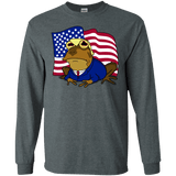 T-Shirts Dark Heather / S hypnotrump Men's Long Sleeve T-Shirt