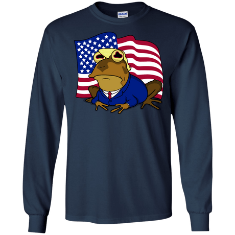 T-Shirts Navy / S hypnotrump Men's Long Sleeve T-Shirt