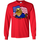 T-Shirts Red / S hypnotrump Men's Long Sleeve T-Shirt