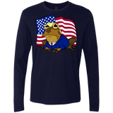T-Shirts Midnight Navy / S hypnotrump Men's Premium Long Sleeve