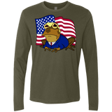 T-Shirts Military Green / S hypnotrump Men's Premium Long Sleeve