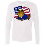 T-Shirts White / S hypnotrump Men's Premium Long Sleeve