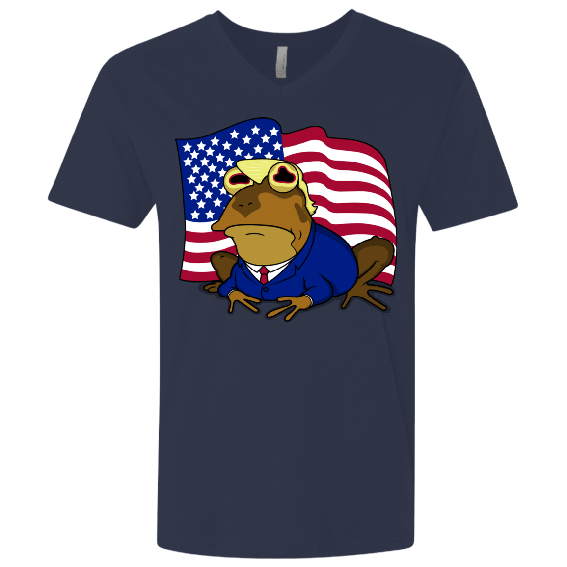 T-Shirts Midnight Navy / X-Small hypnotrump Men's Premium V-Neck