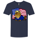 T-Shirts Midnight Navy / X-Small hypnotrump Men's Premium V-Neck