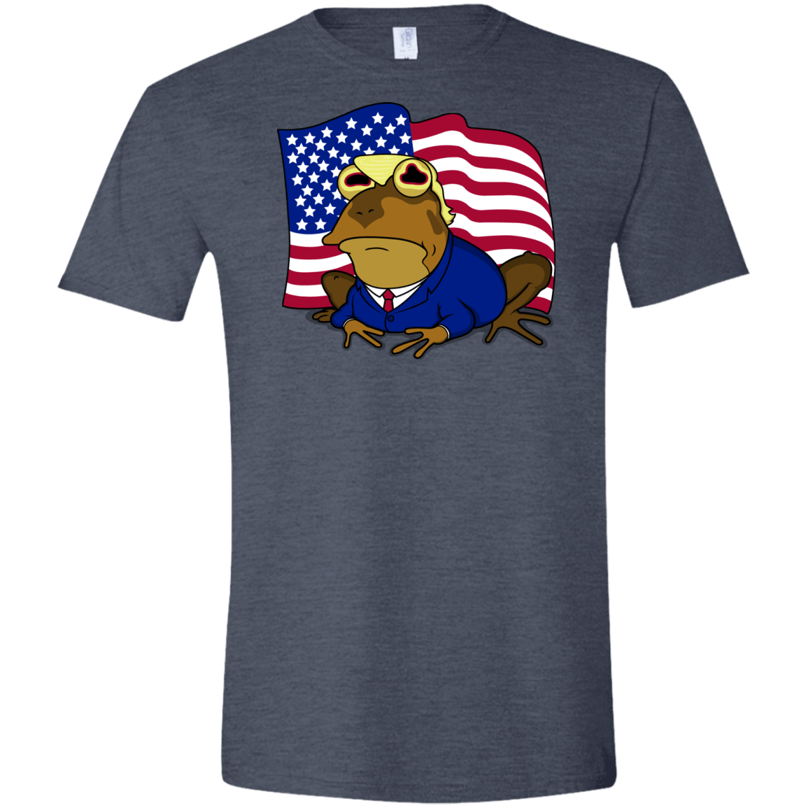 T-Shirts Heather Navy / S hypnotrump Men's Semi-Fitted Softstyle