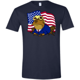 T-Shirts Navy / X-Small hypnotrump Men's Semi-Fitted Softstyle