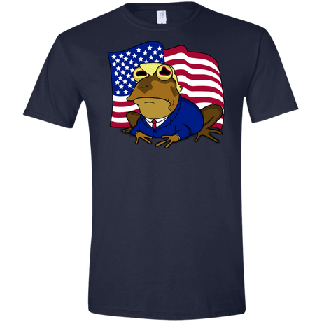 T-Shirts Navy / X-Small hypnotrump Men's Semi-Fitted Softstyle