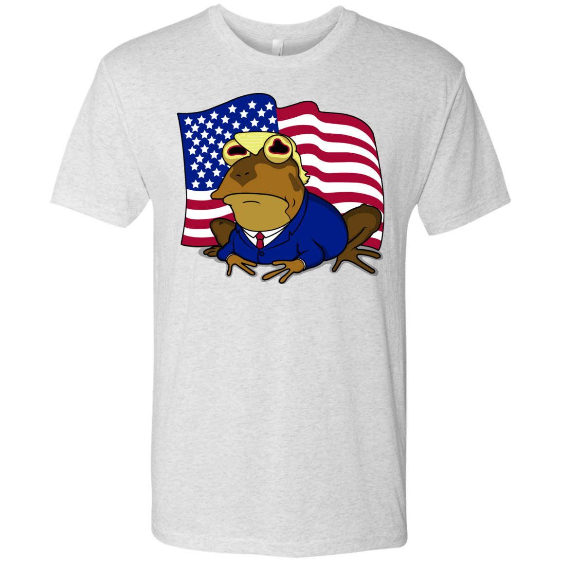 T-Shirts Heather White / S hypnotrump Men's Triblend T-Shirt