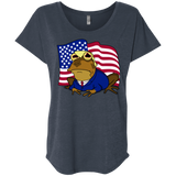 T-Shirts Vintage Navy / X-Small hypnotrump Triblend Dolman Sleeve