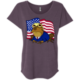 T-Shirts Vintage Purple / X-Small hypnotrump Triblend Dolman Sleeve