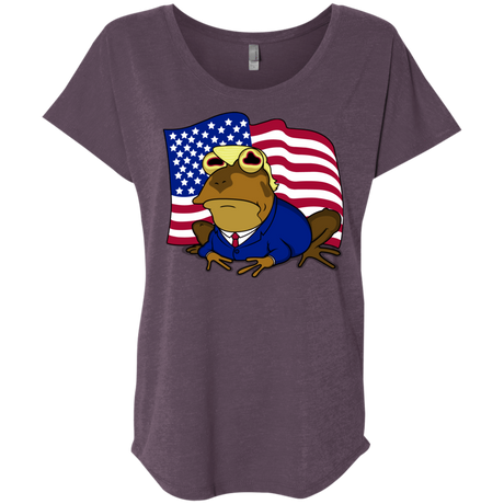 T-Shirts Vintage Purple / X-Small hypnotrump Triblend Dolman Sleeve