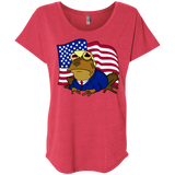 T-Shirts Vintage Red / X-Small hypnotrump Triblend Dolman Sleeve