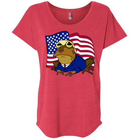 T-Shirts Vintage Red / X-Small hypnotrump Triblend Dolman Sleeve