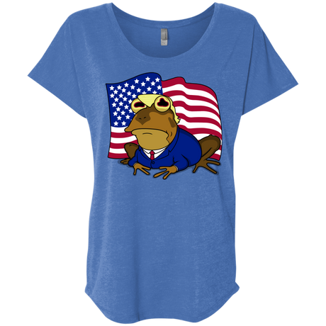 T-Shirts Vintage Royal / X-Small hypnotrump Triblend Dolman Sleeve