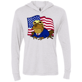 T-Shirts Heather White / X-Small hypnotrump Triblend Long Sleeve Hoodie Tee