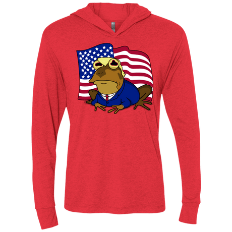 T-Shirts Vintage Red / X-Small hypnotrump Triblend Long Sleeve Hoodie Tee