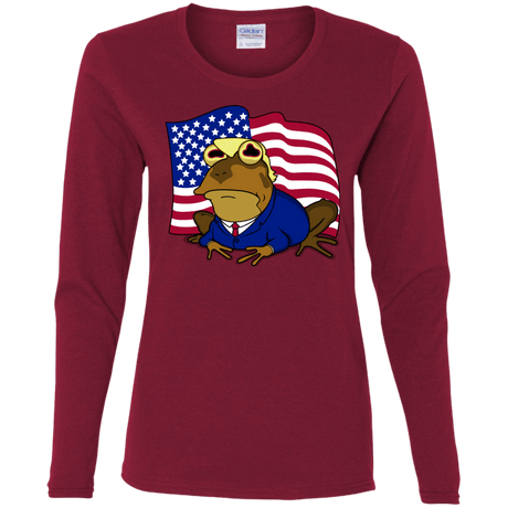 T-Shirts Cardinal / S hypnotrump Women's Long Sleeve T-Shirt