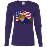 T-Shirts Purple / S hypnotrump Women's Long Sleeve T-Shirt