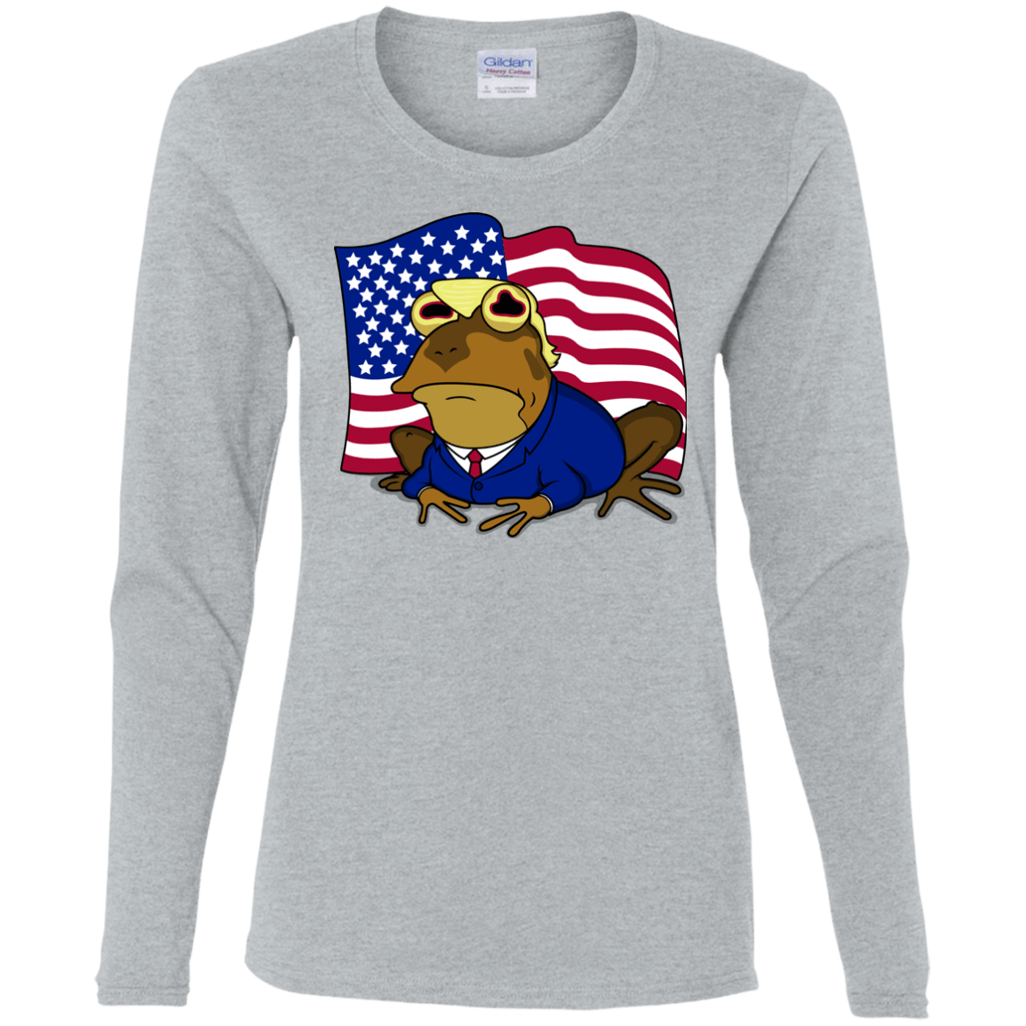 T-Shirts Sport Grey / S hypnotrump Women's Long Sleeve T-Shirt