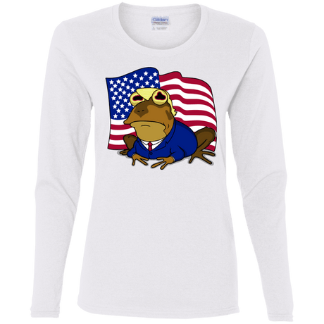 T-Shirts White / S hypnotrump Women's Long Sleeve T-Shirt