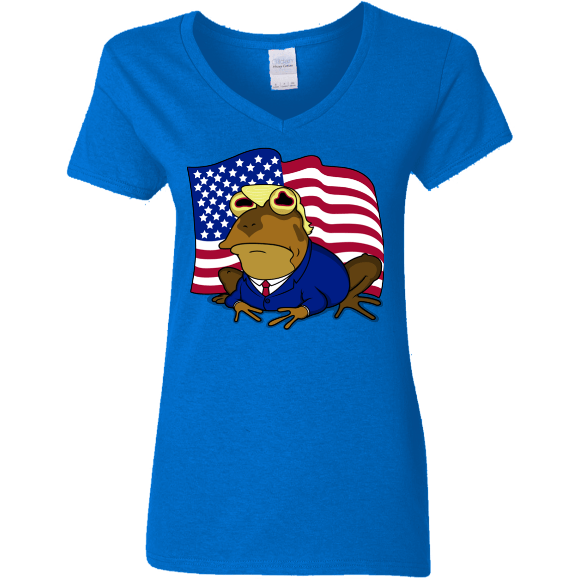 T-Shirts Royal / S hypnotrump Women's V-Neck T-Shirt