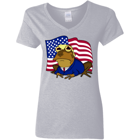 T-Shirts Sport Grey / S hypnotrump Women's V-Neck T-Shirt