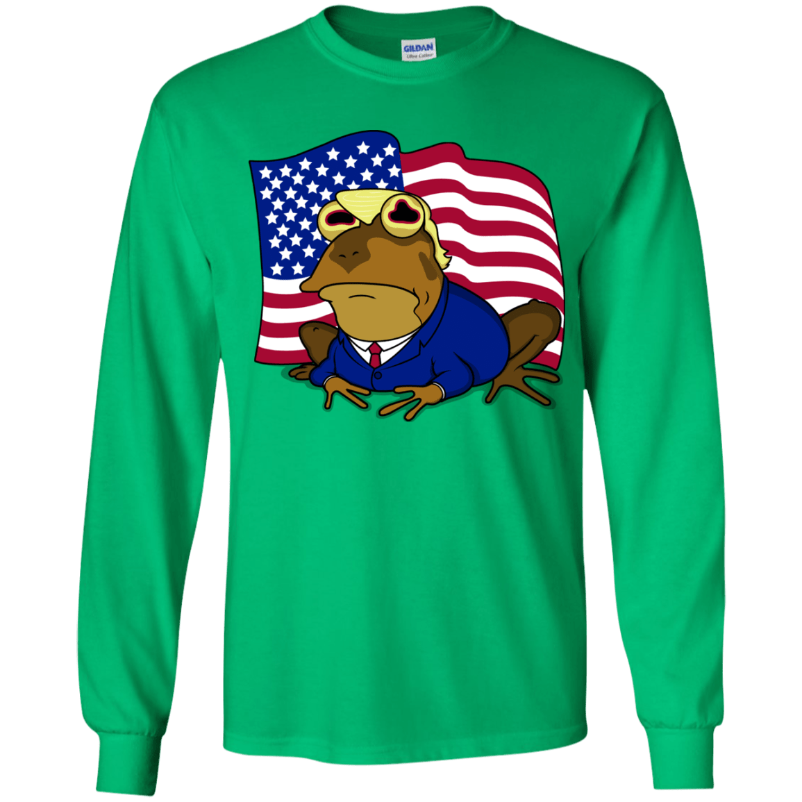 T-Shirts Irish Green / YS hypnotrump Youth Long Sleeve T-Shirt