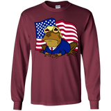 T-Shirts Maroon / YS hypnotrump Youth Long Sleeve T-Shirt