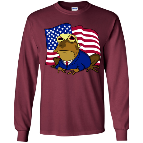 T-Shirts Maroon / YS hypnotrump Youth Long Sleeve T-Shirt