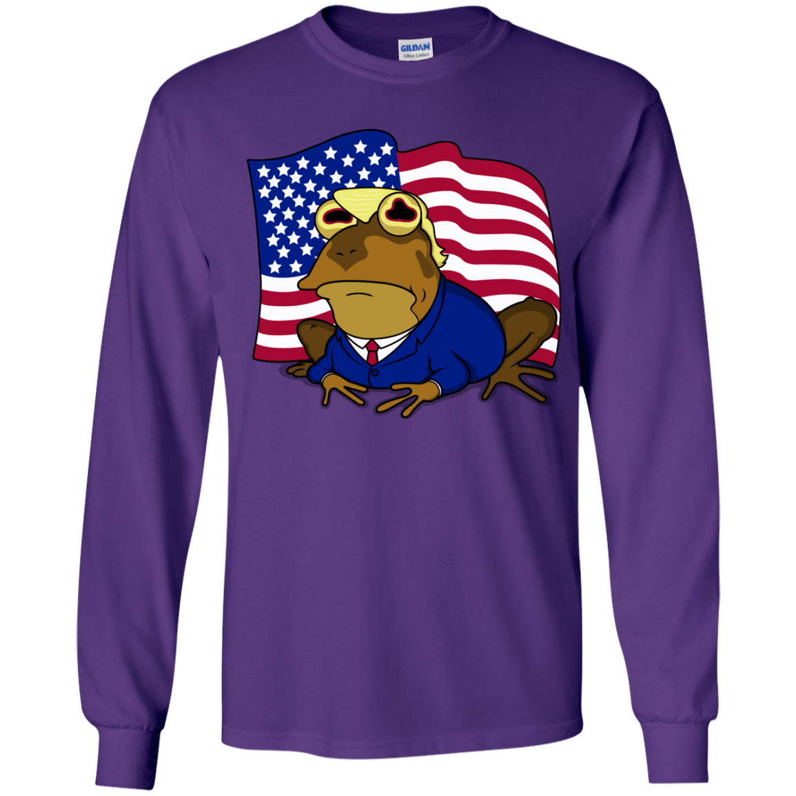 T-Shirts Purple / YS hypnotrump Youth Long Sleeve T-Shirt