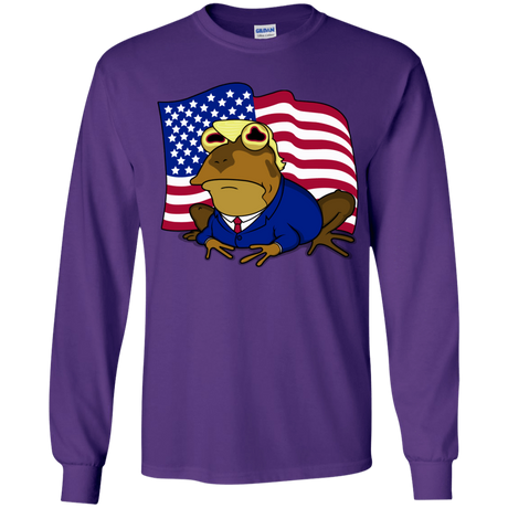 T-Shirts Purple / YS hypnotrump Youth Long Sleeve T-Shirt