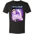 T-Shirts Vintage Black / S I am a God Men's Triblend T-Shirt