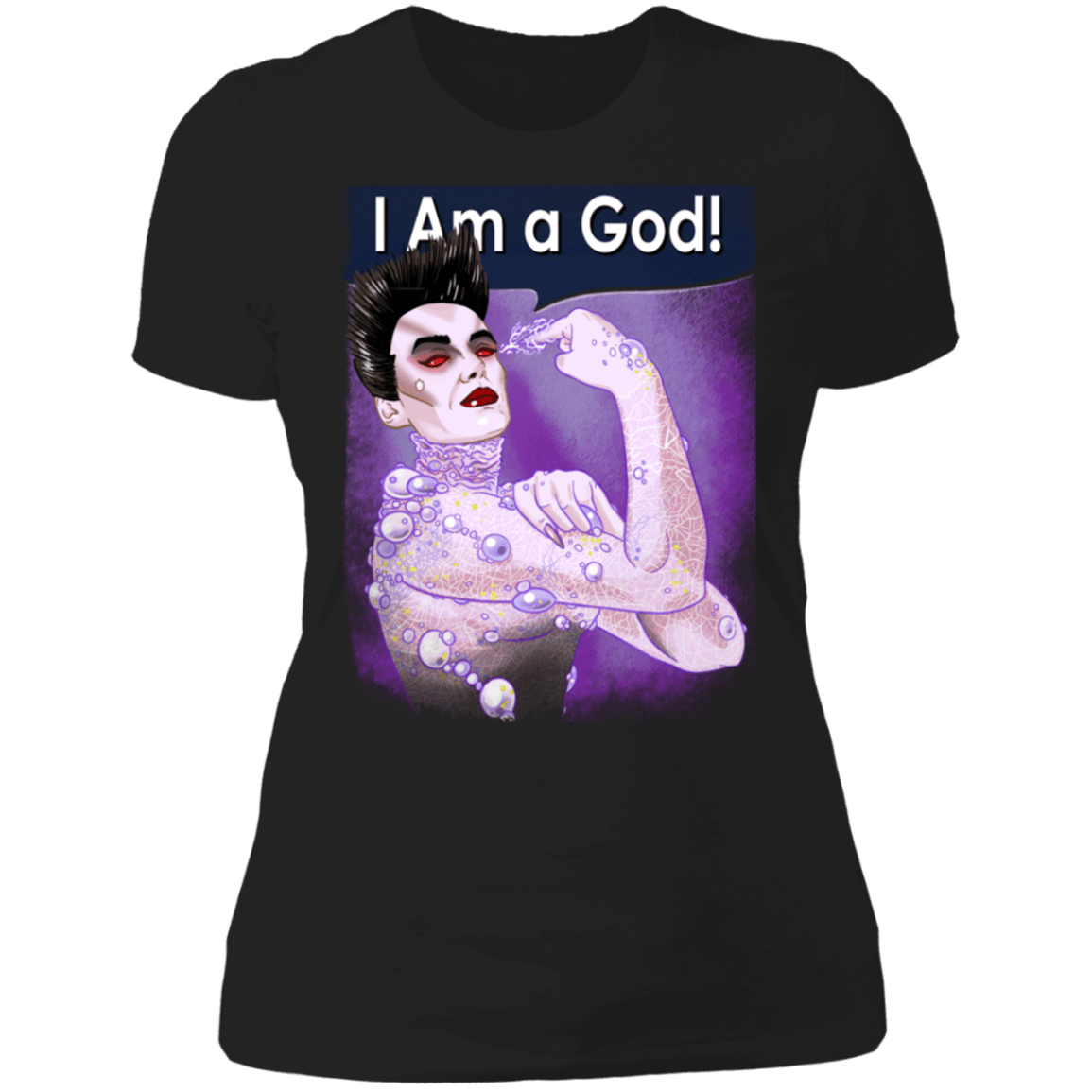 T-Shirts Black / X-Small I am a God Women's Premium T-Shirt
