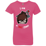 T-Shirts Hot Pink / YXS I Am A Mei Zing Girls Premium T-Shirt