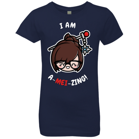 T-Shirts Midnight Navy / YXS I Am A Mei Zing Girls Premium T-Shirt