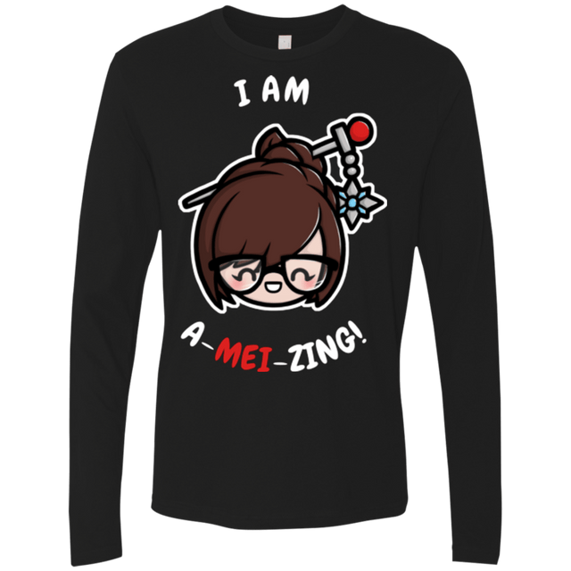T-Shirts Black / Small I Am A Mei Zing Men's Premium Long Sleeve