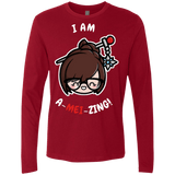 T-Shirts Cardinal / Small I Am A Mei Zing Men's Premium Long Sleeve