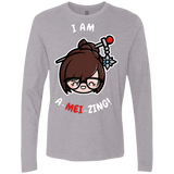 T-Shirts Heather Grey / Small I Am A Mei Zing Men's Premium Long Sleeve