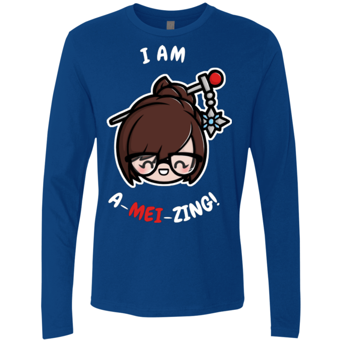 T-Shirts Royal / Small I Am A Mei Zing Men's Premium Long Sleeve