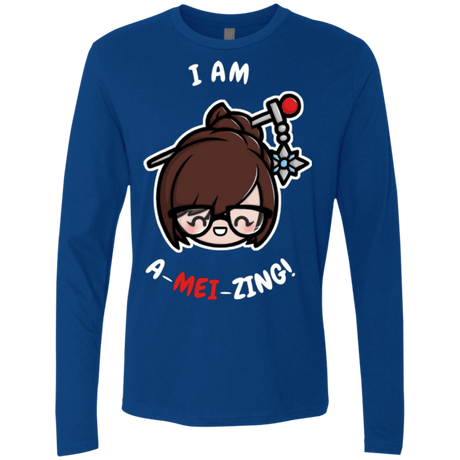 T-Shirts Royal / Small I Am A Mei Zing Men's Premium Long Sleeve
