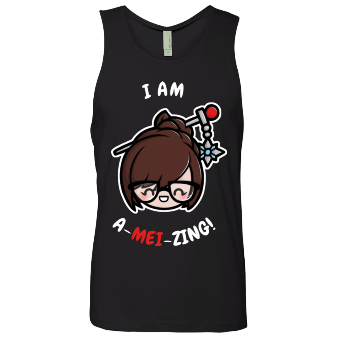T-Shirts Black / Small I Am A Mei Zing Men's Premium Tank Top