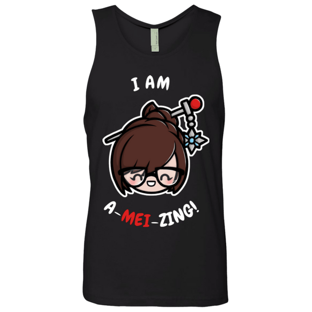 T-Shirts Black / Small I Am A Mei Zing Men's Premium Tank Top