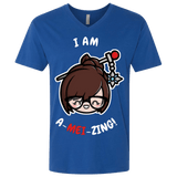 T-Shirts Royal / X-Small I Am A Mei Zing Men's Premium V-Neck