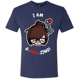 T-Shirts Vintage Navy / Small I Am A Mei Zing Men's Triblend T-Shirt